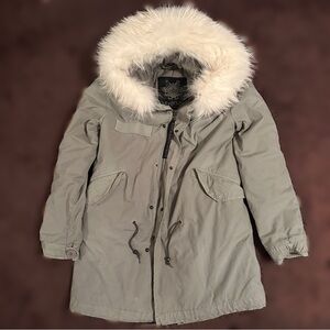 Mr & Mrs Italy Unisex Fur Parka